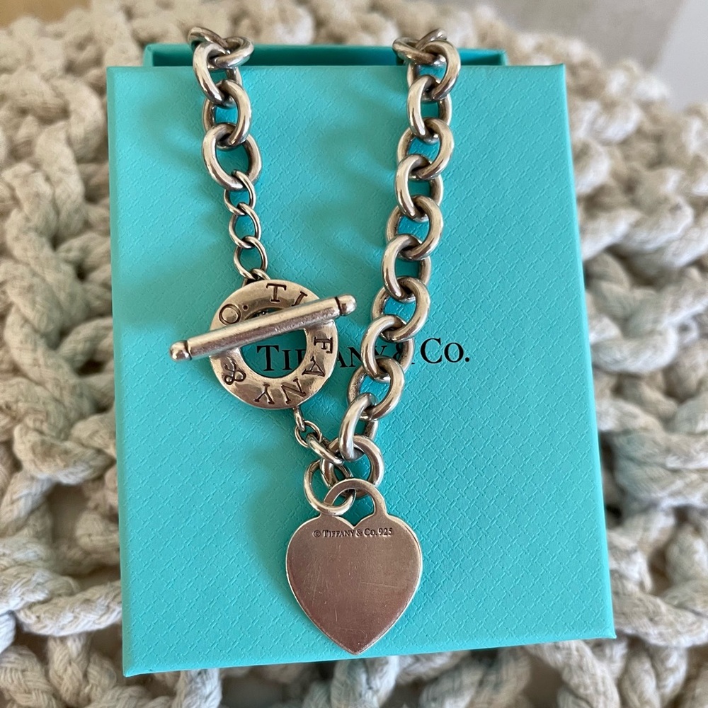 Tiffany heart toggle necklace